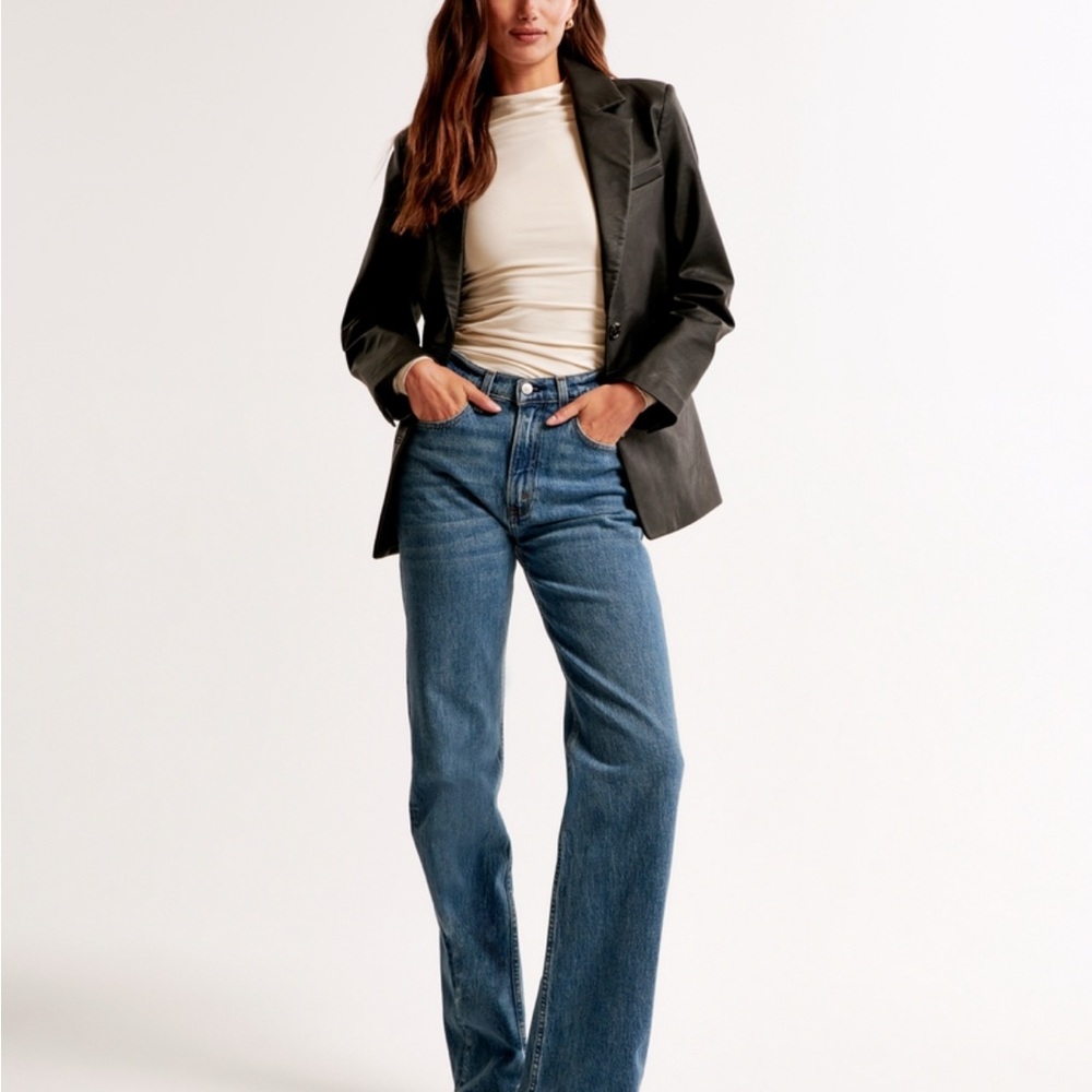 Abercrombie - Vegan Leather Blazer